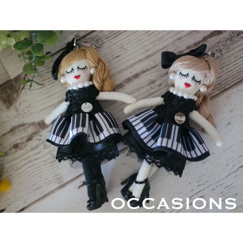 可愛い♡ ピアノルルベちゃん®︎ 黒脚か白脚をお選びください バッグ 