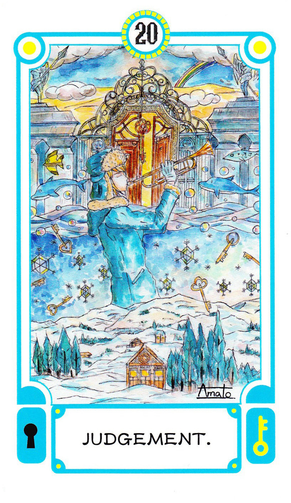 Tarot of Lune dori（タロット・オブ・ルーン通り）　オリジナル　タロットカード 6枚目の画像