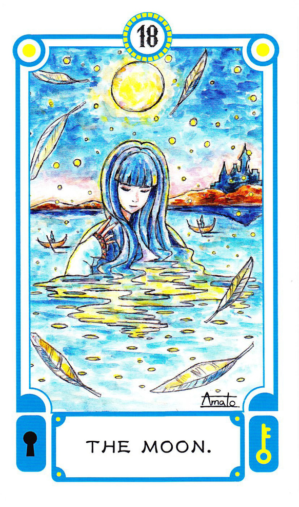 Tarot of Lune dori（タロット・オブ・ルーン通り）　オリジナル　タロットカード 3枚目の画像