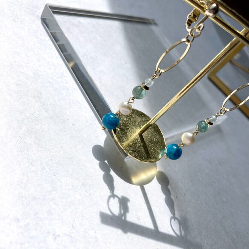 ラスト2 デッドストック #206 モネの池を覗いたような 岩場の海のよう