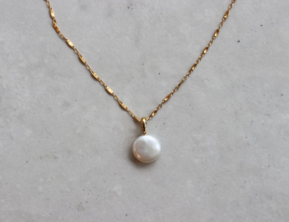 【Perle de blanc Jewelry】新款14kgf古典費加羅頸鍊 第12張的照片