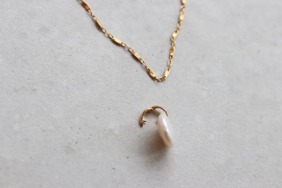 【Perle de blanc Jewelry】新款14kgf古典費加羅頸鍊 第14張的照片