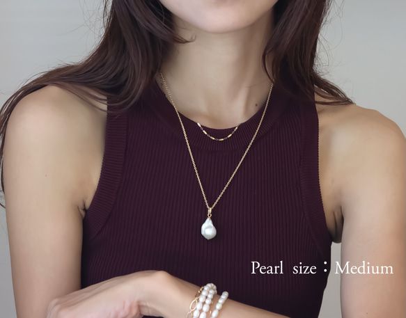 【Perle de blanc Jewelry】14kgf 5way珍珠長項鍊 第17張的照片