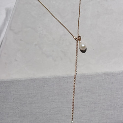 【Perle de blanc Jewelry】14kgf 5way pearl long necklace 16枚目の画像