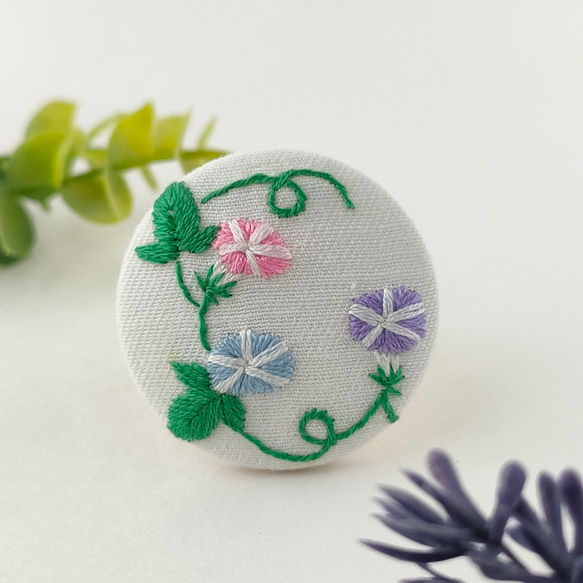 刺繍 ヘアゴム dab6133e314d0f04d34f0b3ed86189