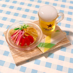 昭和レトロな給食（カレーシチュー&ジャム付き食パン）のミニチュア