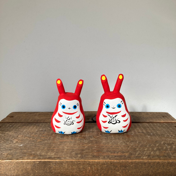 赤みみずく 張り子 置物 縁起物 その他置物 つるや 通販 12174295