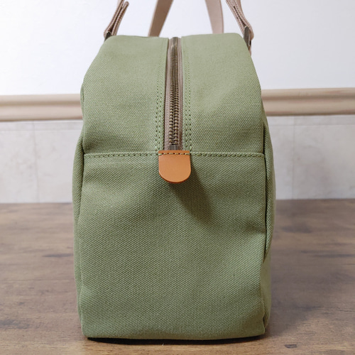 美品 一澤帆布 ボストンバック　キャンバス　グリーン　カーキ 一澤帆布 キャンバスボストンバッグ メンズの通販 by Rehello by