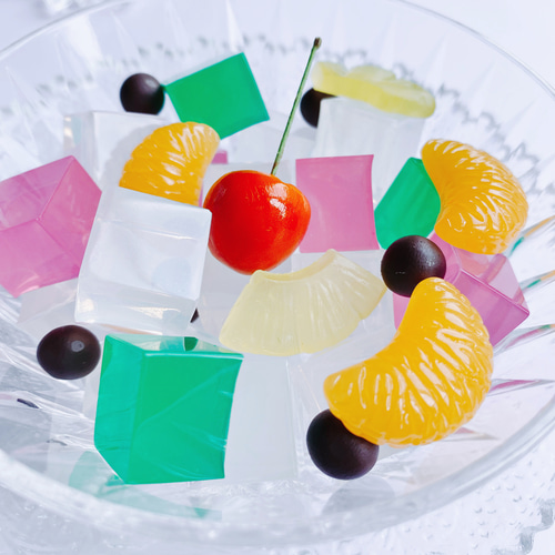 リアルサイズ 夏のフルーツみつ豆 オブジェ フェイクスイーツ 食品