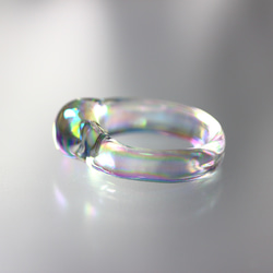 オーロラガラスのリング 3枚目の画像