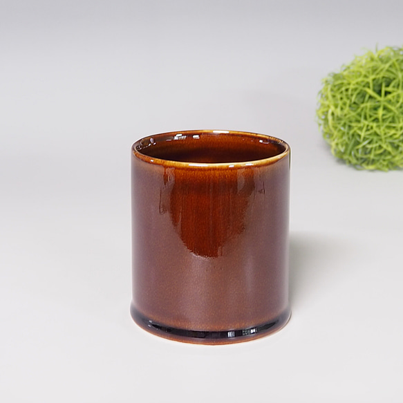 瀬戸焼　マグカップ　飴　　ティータイム/おうちカフェ/おうち時間/日本茶/紅茶 2枚目の画像