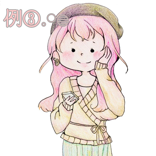 世界にひとつだけ♪色鉛筆でほっこり似顔絵イラスト描きますꕀ