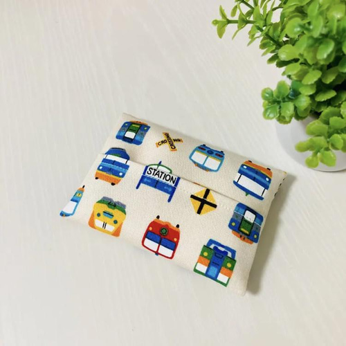 選べる2個セット 子供用 ミニサイズ ポケットティッシュケース 電車