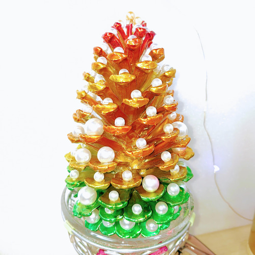 ⚠️専用品⚠️ 大王松 の 松ぼっくりツリー 土台付き ツリー クリスマス 大王松 の 松ぼっくりツリー プリザーブド ドライフラワー