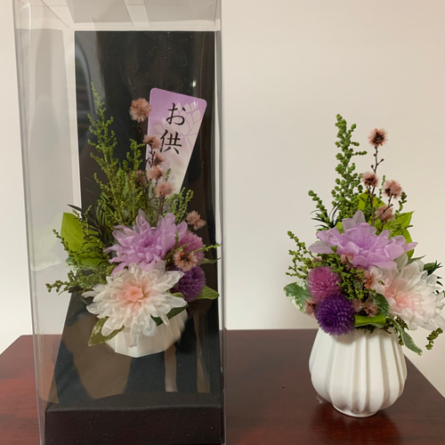小さなことね菊の仏花プリザーブドフラワー お供え お