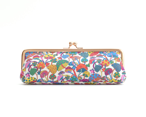 口金包 Colorful Mushrooms Pencil Case - Liberty "Magic" [821] 第3張的照片