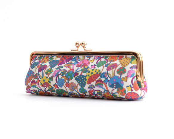 口金包 Colorful Mushrooms Pencil Case - Liberty "Magic" [821] 第1張的照片