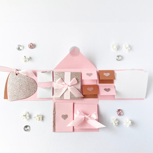 ✳︎組み立ていらず✳︎パーツつき レター型 サプライズボックス