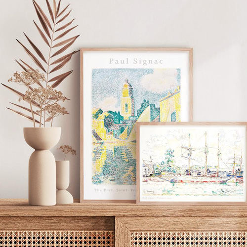 ポール・シニャック Paimpol | AP118 | アートポスター 絵画 名画 船