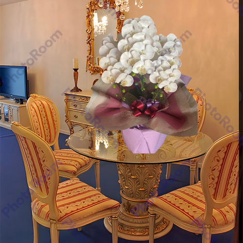 光触媒 人工観葉植物 ウォールグリーン フェイクグリーン リアル胡蝶蘭