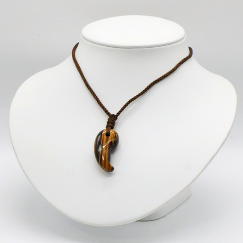 勾玉 タイガーアイ magatama54 ネックレス・ペンダント せんとば～な