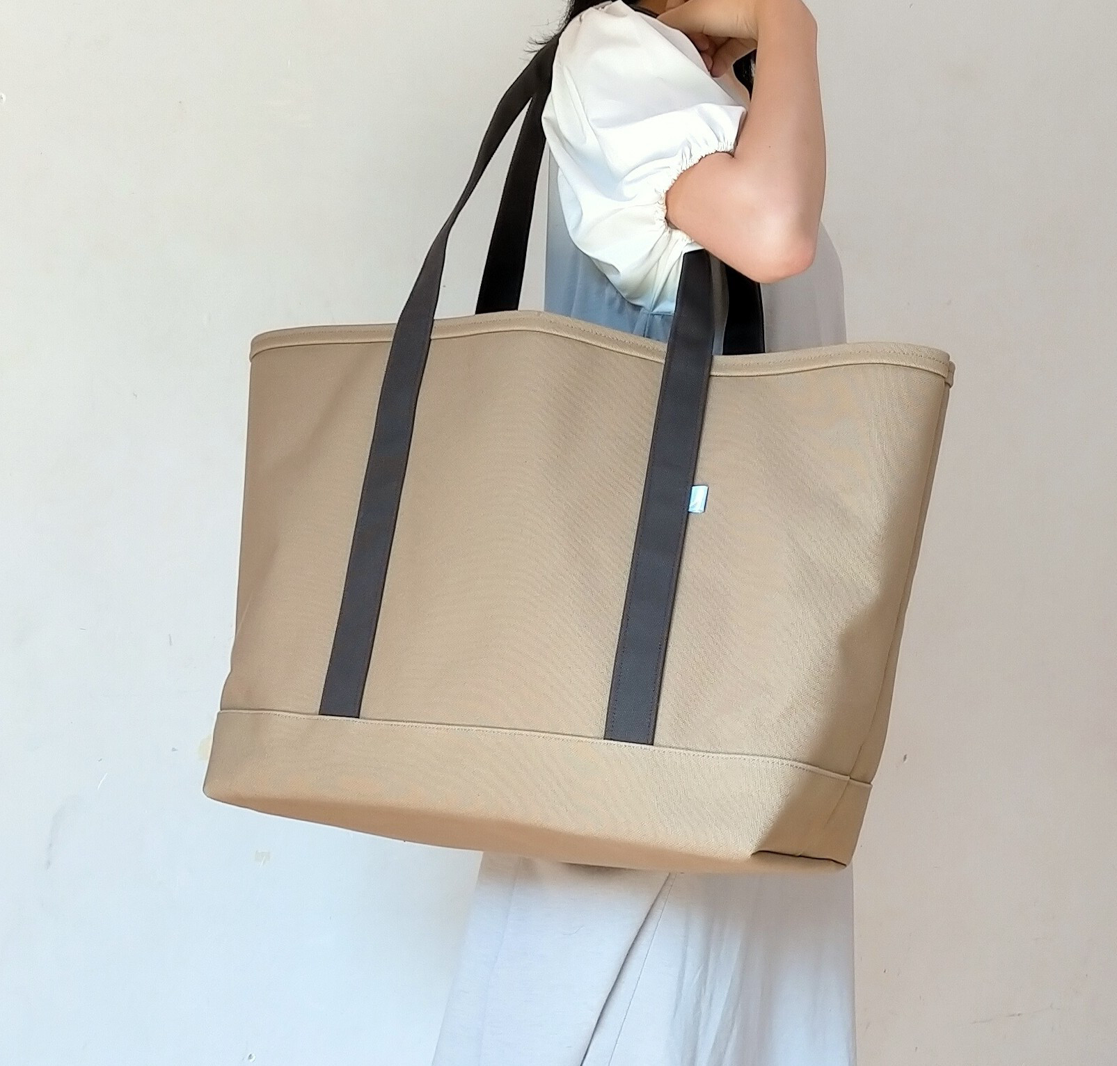 【頑丈な6号倉敷帆布でつくるたっぷりメガトート】トートバッグ 旅行 キャンプ【受注生産】