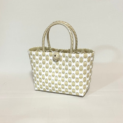 ppバンド製 かごバッグ 小さめ S サイズ プラカゴ スパバッグ お