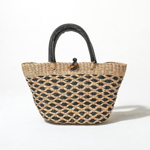 かごバッグ 　ハンドバッグ　ブラウン odds｜かごバッグ ARAROG ROUND SHOULDER BAG アルログラウンド