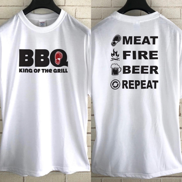 BBQ / バーベキュー Tシャツ 1枚目の画像