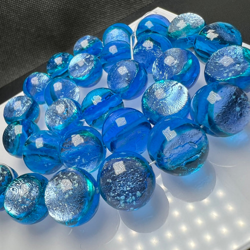 ホタルガラスおまとめ 七海シリーズ リング/シルバー925（BOX付）【SV-ring08-4】 証明書付