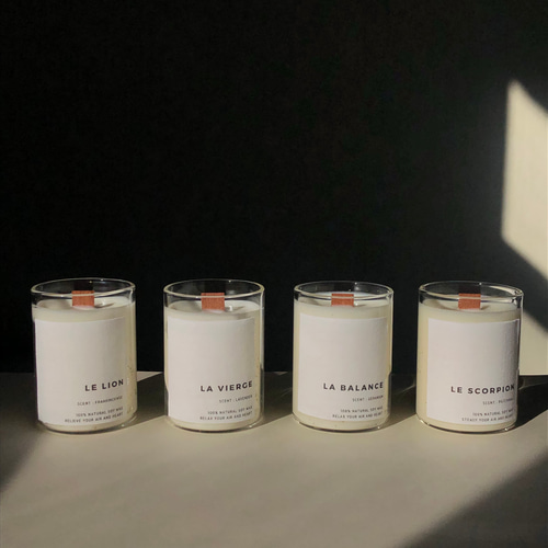 Petit】12星座キャンドル (獅子座、乙女座、天秤座、蠍座) キャンドル