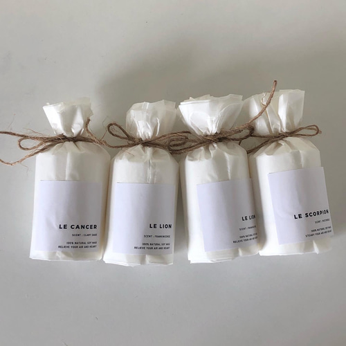 Petit】12星座キャンドル (獅子座、乙女座、天秤座、蠍座) キャンドル