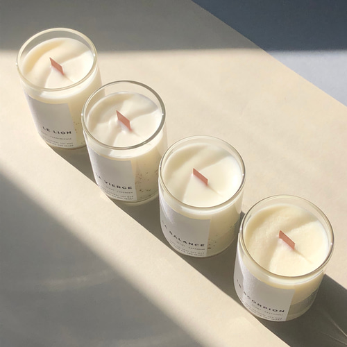 Petit】12星座キャンドル (獅子座、乙女座、天秤座、蠍座) キャンドル