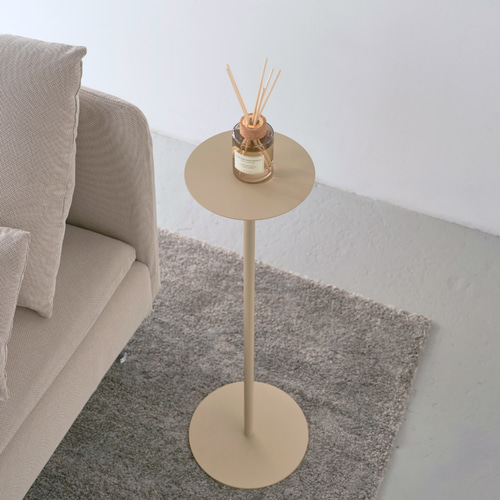 スリムテーブル 丸 黒 白 ブラック ホワイト おしゃれ 花瓶台