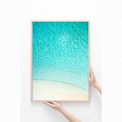 【海 ポスター】インテリア雑貨 アートパネル 透明なビーチ 写真 壁掛け 飾り 7枚目の画像