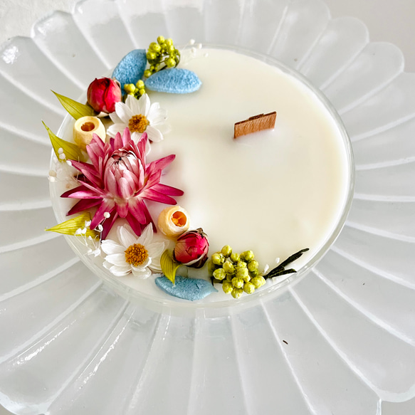メッセージアロマキャンドル　“Happy Birthday “ラベンダーの香り 2枚目の画像