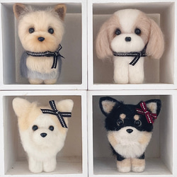 うちの子オーダー 手のひらペット 好きなポーズver. 羊毛フェルト