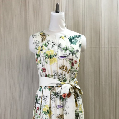 型紙 トロピカル柄ワンピース A024-P レディース 型紙