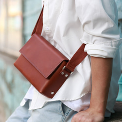 新商品キャンペーン中！フラットショルダーバッグ 軽量 メンズ 男性 父の日 11枚目の画像