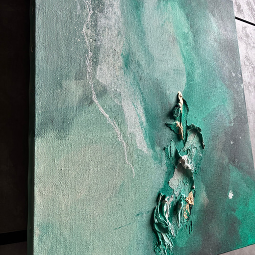 現代アート　45.5×38㎝　大きめ　モダン　アートパネル　インテリア　抽象画 現代アート 45.5×38㎝ 大きめ モダン アートパネル インテリア 抽象画