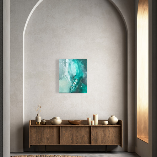 現代アート 45.5×38㎝ 大きめ モダン アートパネル インテリア 抽象画