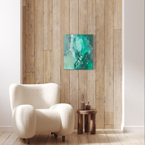 現代アート 45.5×38㎝ 大きめ モダン アートパネル インテリア 抽象画
