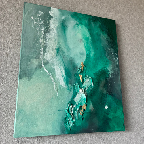 現代アート 45.5×38㎝ 大きめ モダン アートパネル インテリア 抽象画