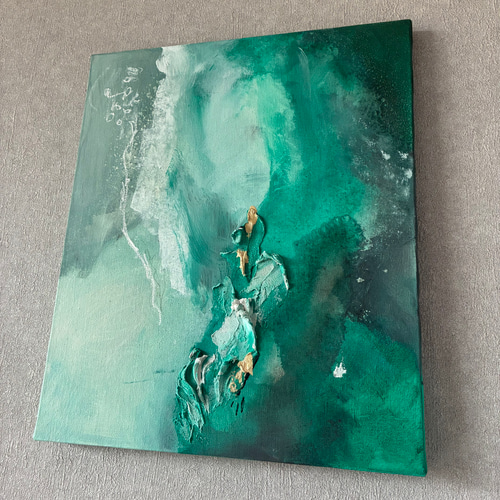 現代アート 45.5×38㎝ 大きめ モダン アートパネル インテリア 抽象画