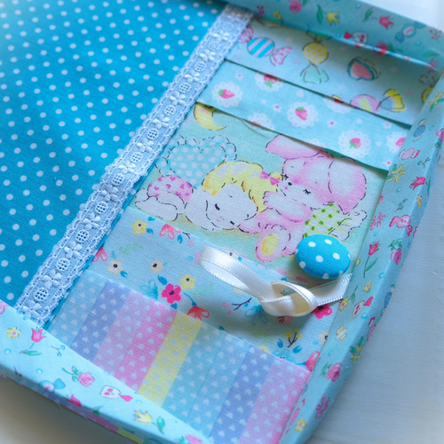 再販☆作成キット 仲良し♪赤ちゃんとうさぎ♪母子手帳ケースお