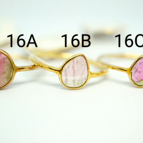 watermelon tourmaline ring ウォーターメロントルマリン リング バイ