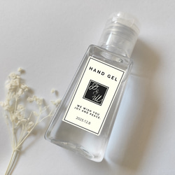 48枚入✳モノトーン 結婚式 サンキューシール ハンドジェル 除菌ジェル シール　コロナ対策 5枚目の画像