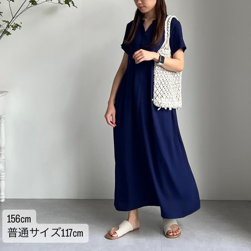 大人気　テロンと１枚で着れる冷感夏生地の半袖ワンピース 送料0.テロンと1枚で着れる 冷感夏生地の半袖ワンピース 細