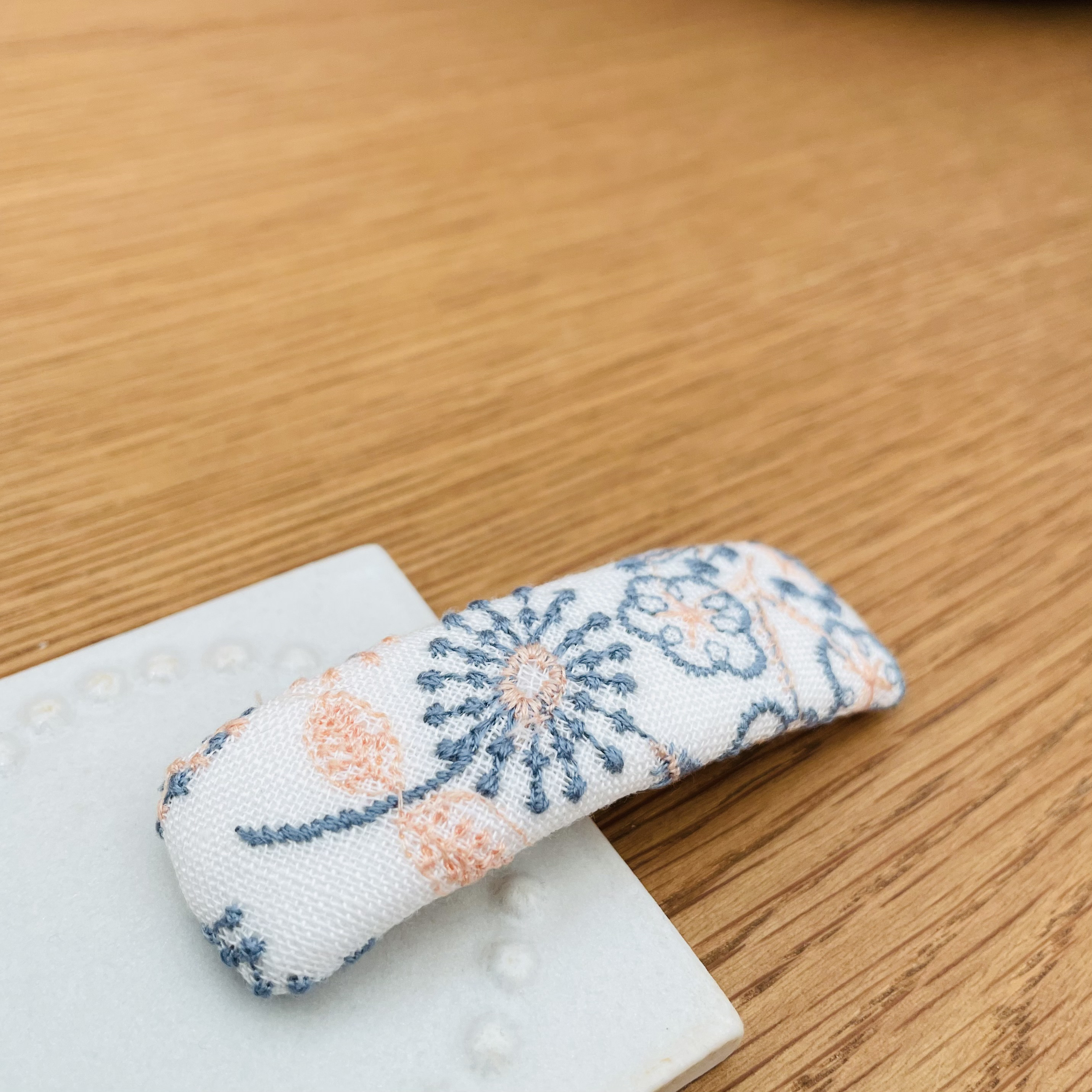 ☆再販☆⚮̈ミナペルホネン生地使用⚮̈スクエアバレッタ／celebrate