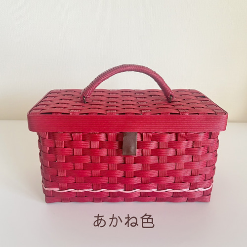 ナチュラルバスケットのマスクケース⭐︎箱ごと隠してすっきり収納